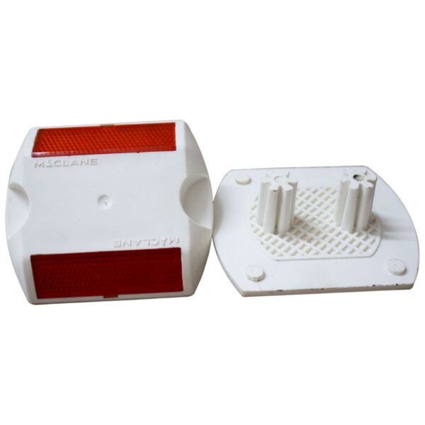 Plastic Road Stud With Shank White - Image 3