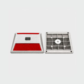 Aluminum Road Stud Red