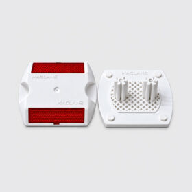 Plastic Road Stud With Shank White