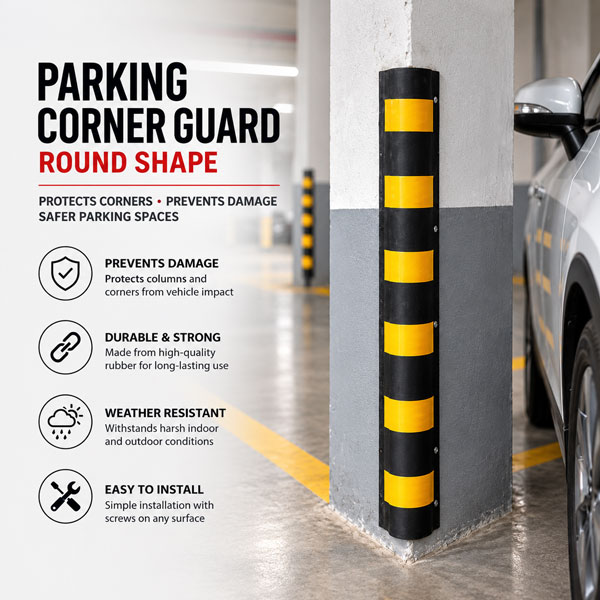 Parking Corner Guard Round Shape - Image 3
